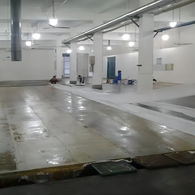 张掖防腐蚀地坪,环氧玻纤地坪，玻纤工业地坪，环氧玻纤布地坪,乙烯基玻纤布地坪产品图3